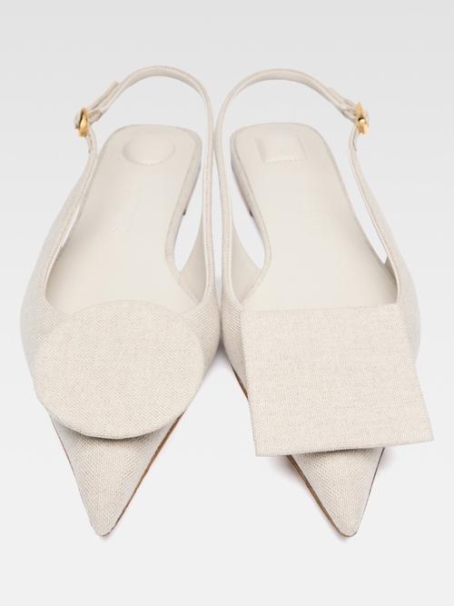 The flat Duelo slingbacks