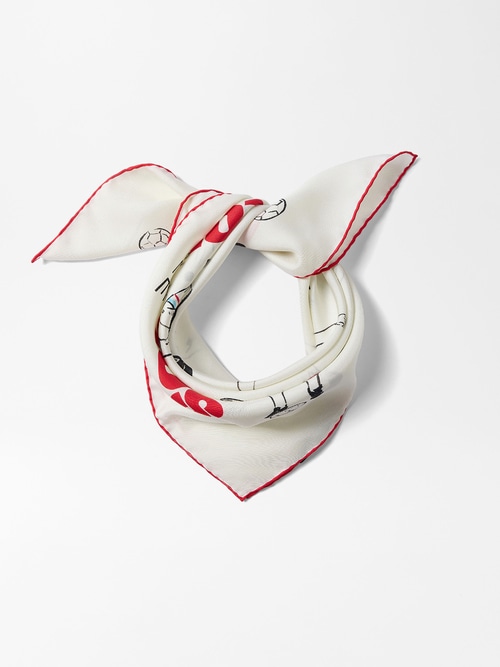 The Supporter silk scarf