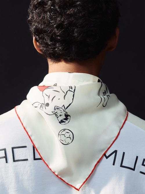 The Supporter silk scarf